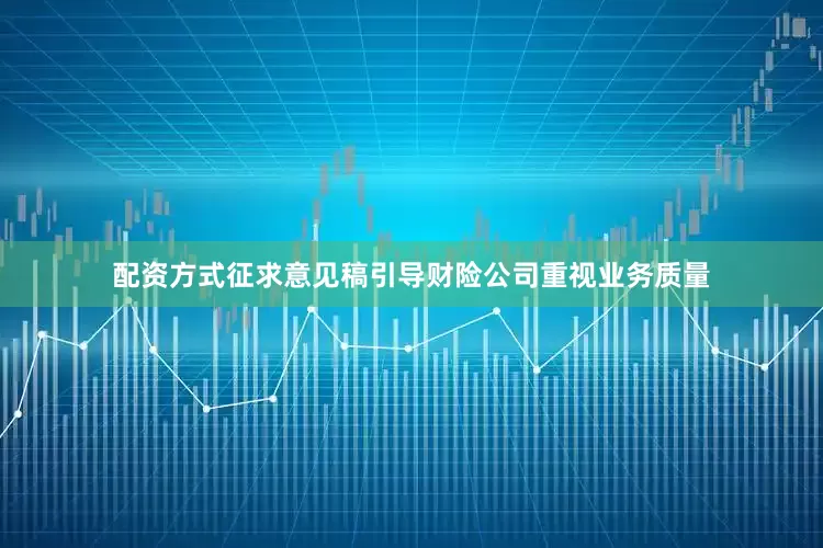 配资方式征求意见稿引导财险公司重视业务质量